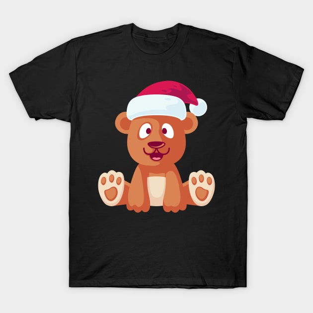 Christmas cute bear T-Shirt by andytruong